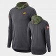 Military Iowa Long Sleeve Men's Anthracite Hoodie 330064-351