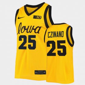 #25 Monika Czinano College Basketball Hawkeyes B1G Tournament Championship Men's Gold Jersey 605734-617 #25 Monika Czinano College Basketball Hawkeyes B1G Tournament Championship Men's Gold Jersey 605734-617