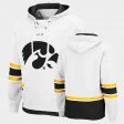 College Hockey 3.0 Iowa Lace-up Pullover Men's White Hoodie 652124-520