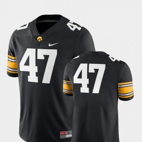 #47 Nick Anderson College Football Iowa Hawkeyes 2018 Game Men's Black Jersey 314816-179