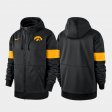 2019 Sideline Therma-FIT Iowa Performance Full-Zip Mens Black Hoodie 542943-991