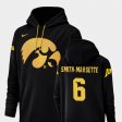 #6 Ihmir Smith-Marsette Champ Drive Iowa Football Performance Men's Black Hoodie 450734-738