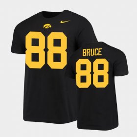 #88 Isaiah Bruce Retro Alumni University of Iowa Alumni Name & Number Men Black T-Shirt 278742-435