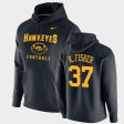 #37 Kyler Fisher Oopty Oop Iowa Football Pullover Mens Black Hoodie 955822-957