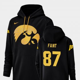 #87 Noah Fant Champ Drive Hawkeyes Football Performance Men Black Hoodie 809619-244