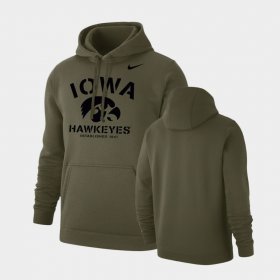 Stencil Arch Iowa Club Fleece Mens Olive Hoodie 371899-147