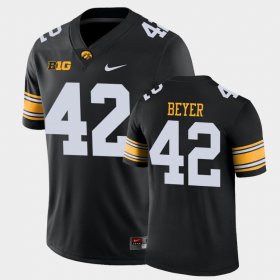 #42 Shaun Beyer Game Hawkeyes College Football Men Black Jersey 424879-740 #42 Shaun Beyer Game Hawkeyes College Football Men Black Jersey 424879-740